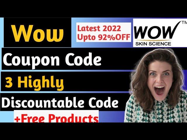 Wow Coupon Code--90%OFF(2022) : Grab Massive Wow Discount Code & Wow Promo Code|101% working