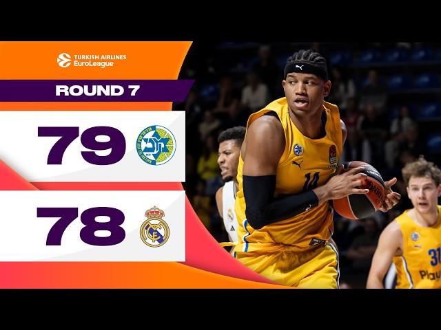 Dramatic 0.1 SECOND victory | Maccabi - Real Madrid | BASKETBALL HIGHLIGHTS R7 2024-25