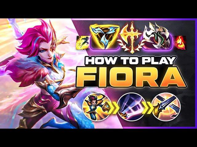 HOW TO PLAY FIORA SEASON 14 | BEST Build & Runes | Season 14 Fiora guide | League of Legends