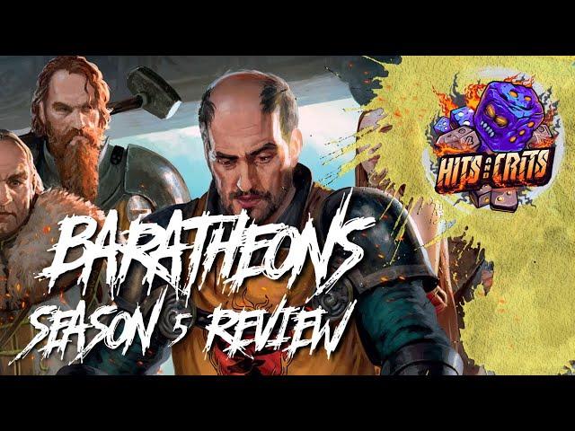 BARATHEONS // SEASON 5 REVIEW with Pascha - A Song of Ice and Fire:Tabletop Miniatures Game