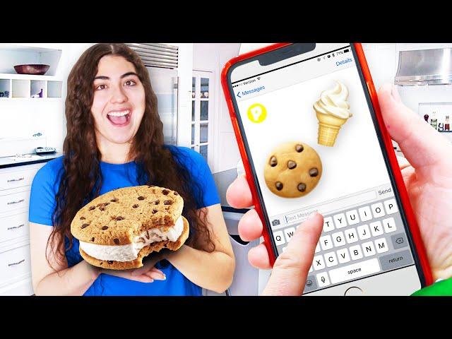 Eating only EMOJI COMBINATIONS for 24 hours