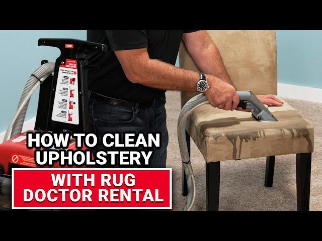 How To Clean Upholstery With Rug Doctor Rental - Ace Hardware