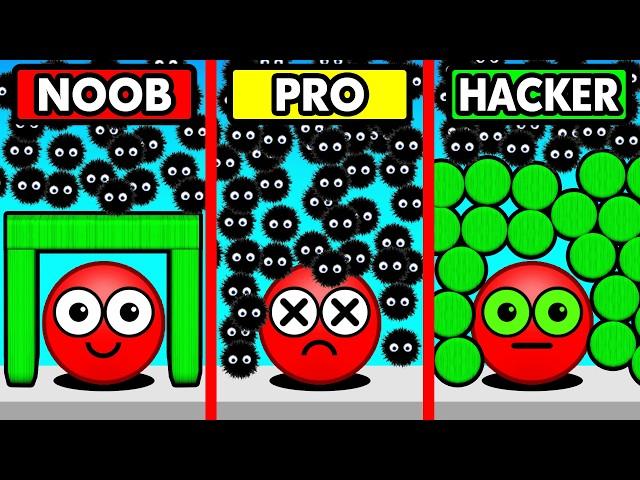 NOOB vs PRO vs HACKER HIDE BALL