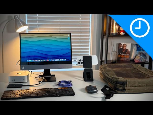 Can the New M4 Mac Mini Be A Travel Computer? | Mac Mini Travel Setup!