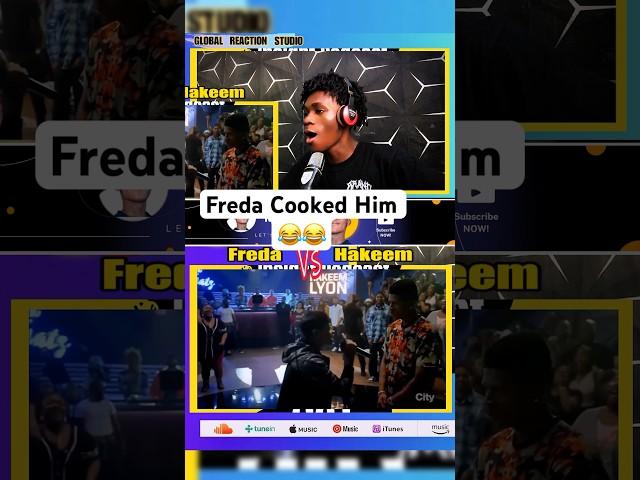 Freda Fried Hakeem with Bars#rap #freestylerap #rapbattle #youtubeshort #shortsfeed #reaction