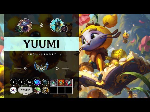 Yuumi Support vs Nami - KR Challenger Patch 14.9