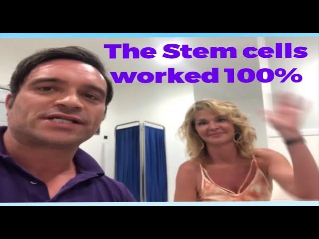 Stem cell success! Stem cells fix all 3 things shoulder neck and improves immune function