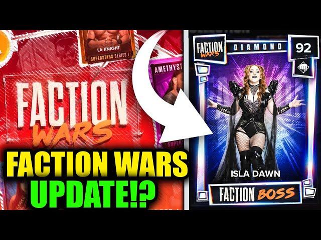 *NEW FACTION WAR BOSS CARDS* WWE 2K24 MyFACTION Faction War Update Coming SOON!