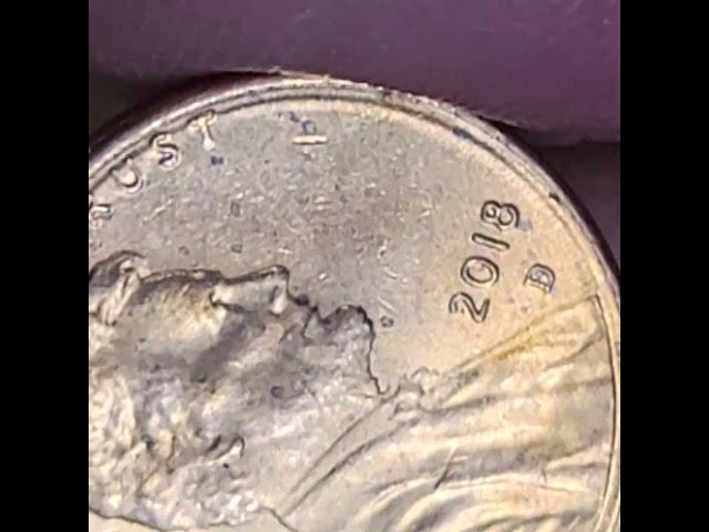 ️RIDGE RING AROUND THE WHOLE COIN = 504  #coin #coinrollhunting #pennies