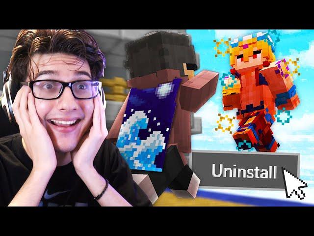 I COMBOED THEM SO HARD THEY UNINSTALLED | Minecraft Bedwars