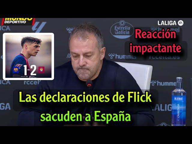 No creerás el comentario de Flick tras la derrota del Barcelona por 2-1 ante Las Palmas