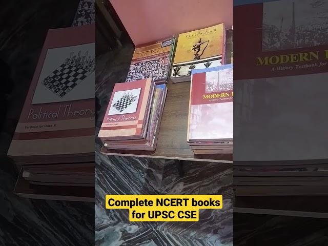 Complete NCERT books for UPSC CSE #ncert