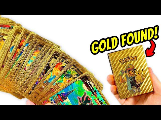 I Just Found The Rarest Golden Pokemon Cards Ever Made AND OPENED THEM!