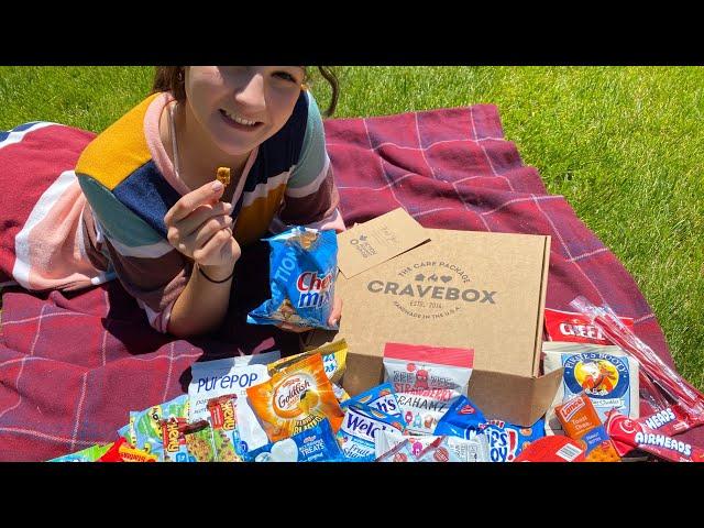 CraveBox Review + Unboxing BEST Snack Box PACKED w/ Snacks & Treats!! GREAT Gift Idea!