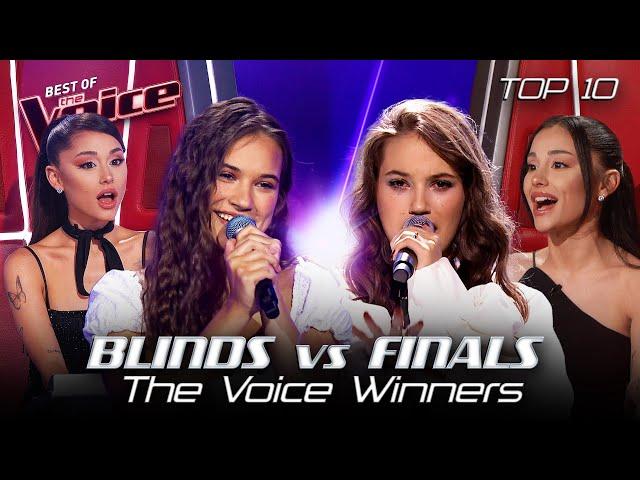 ICONIC The Voice WINNERS' FIRST & LAST: Blind Auditions vs Finals | Top 10