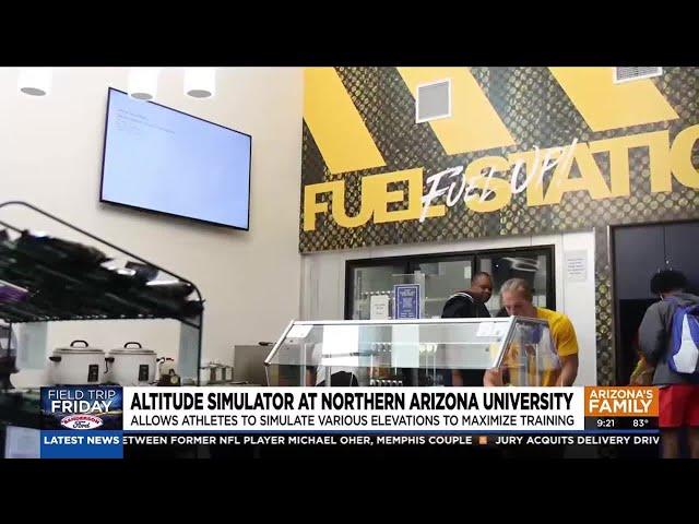 NAU student athletes use altitude simulator to maximize training