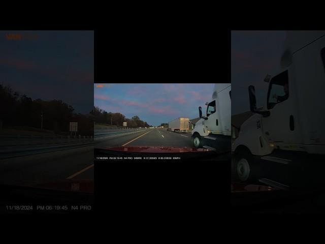 This is an incredible video to watch this road raging truck driver just about kills with his truck