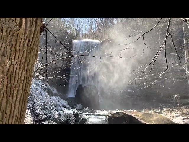 Winter Visit to Hemlock Falls