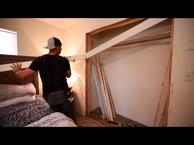 REMODELING MY OWN BATHROOM EPISODE 1: Taking Out Closet to Build a Bigger Shower