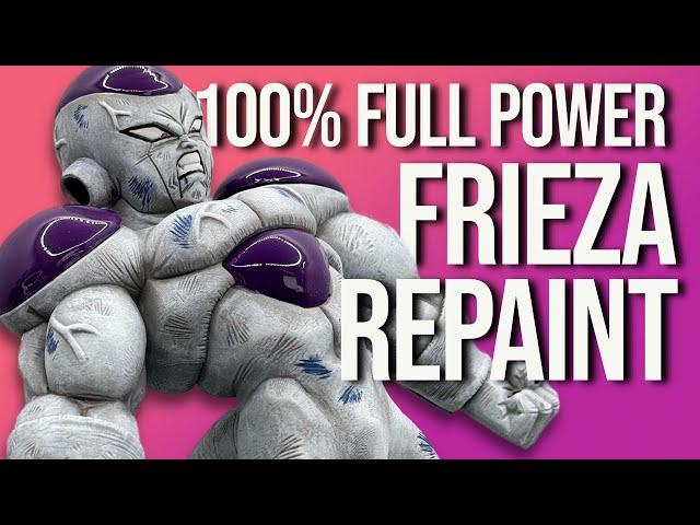 Bringing FRIEZA to FULL POWER with this REPAINT!!! Custom Dragon Ball Z Figure!