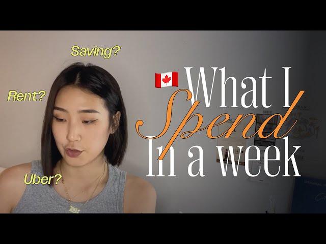 [Toronto vlog] What I spend in a week in Toronto, Budget breakdown, 해외거주 직장인 일주일 지출내역, 토론토 자취생 생활비