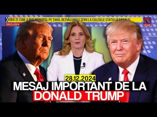 Mesaj IMPORTANT de la Donald Trump pentru Romani! Anca Alexandrescu Realitatea Plus