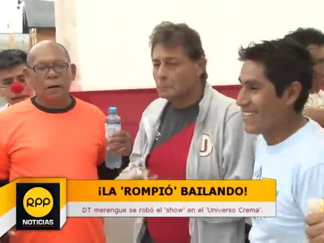 Roberto Chale mostró sus dotes de 'bailarín' en el 'Universo Crema'