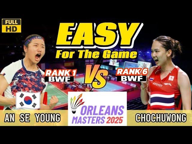 Winning The Game Too Easy | An Se YOUNG is Queen Of Badminton | Oerlans Master #fullmatch #badminton