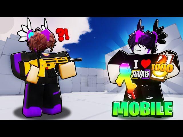 The #1 Mobile Player COACHED Me In Roblox Rivals..