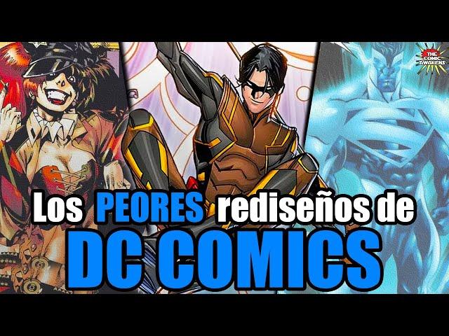 Los PEORES rediseños de DC Comics hasta ahora | Parte 1