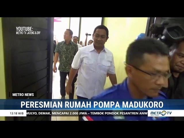 METRO NEWS - Walikota Semarang Resmikan Rumah Pompa Madukoro