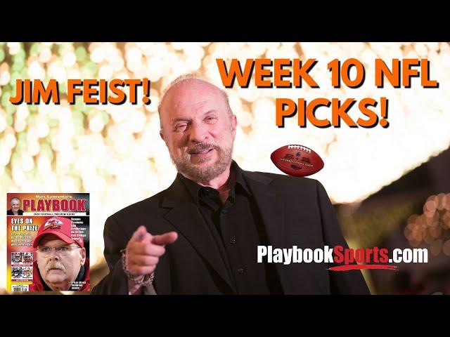 Hall of Fame Handicapper Jim Feist on NFL Week 10!