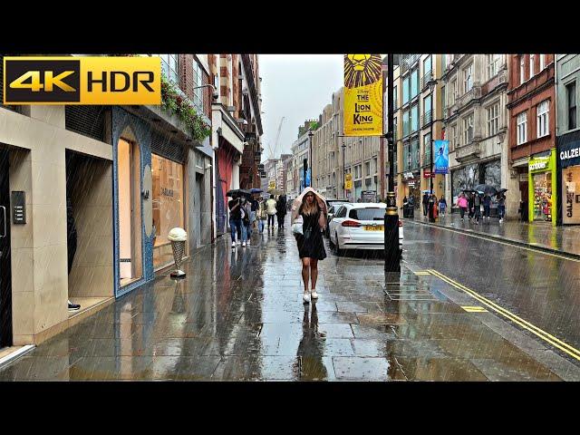 2.50 hours of London Rain ️ London Rain Walk Compilation | Best Collection [4K HDR]