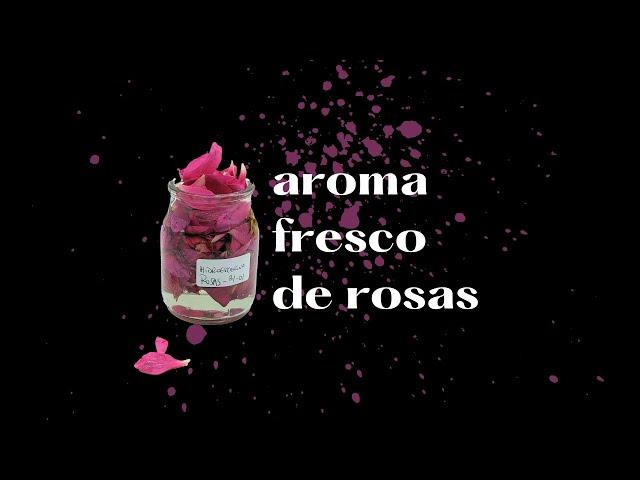 Como extraer el aroma fresco de las rosas