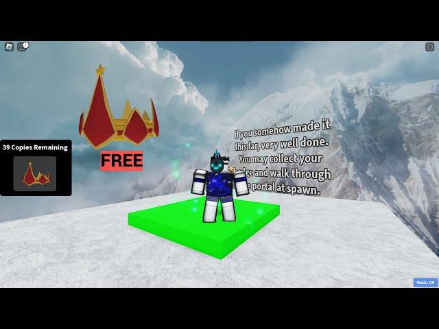 Ultimate Obby (UGC LIMITED FREE) The ultimate Crown ITEM