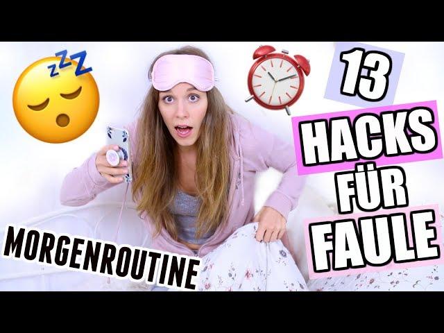 13 MORGENROUTINE HACKS! Egal wie FAUL DU BIST - LEICHT aus dem BETT kommen  BarbaraSofie