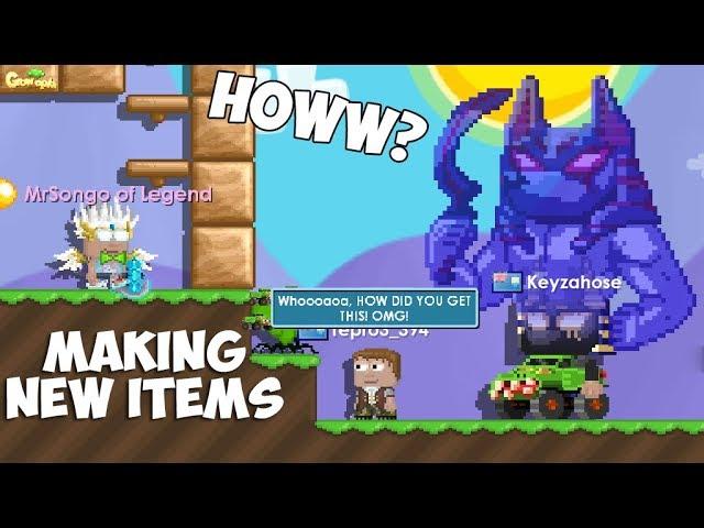 i Make New ANUBIS ITEM + New Wing !! (TIME TOSSED UPDATE) | GrowTopia