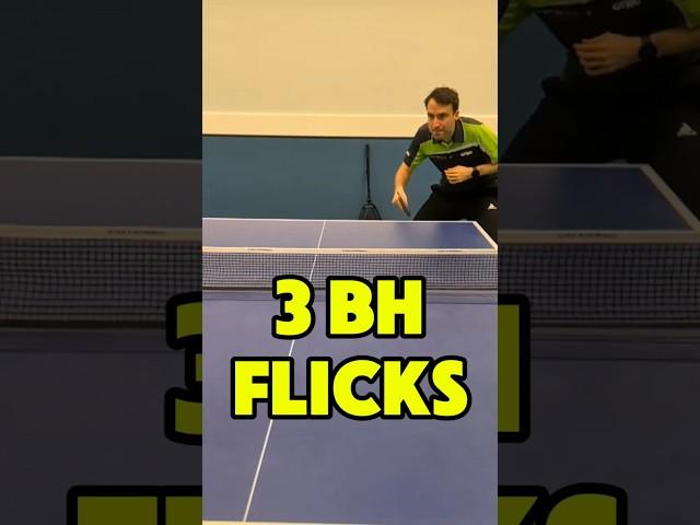 3 Backhand Flicks - which is best?