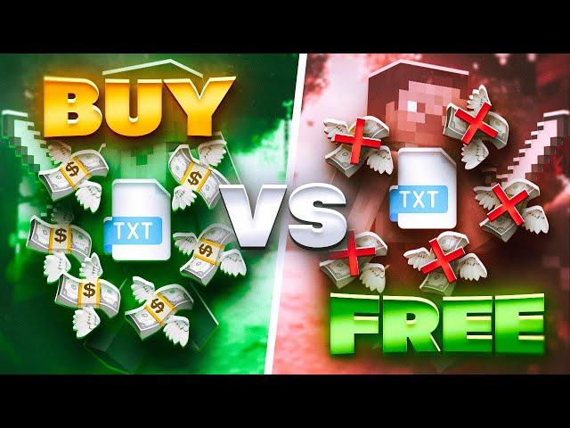 КУПИЛ БЕСПЛАТНЫЙ VS ПЛАТНЫЙ КОНФИГ на Анархии FunTime