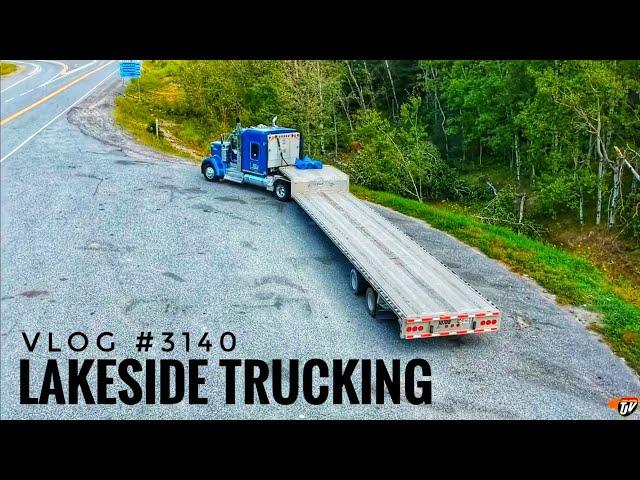 LAKESIDE TRUCKING | My Trucking Life | Vlog #3140