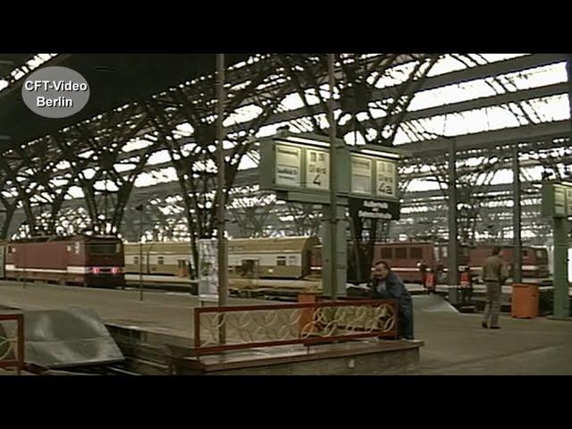 Hauptbahnhof Leipzig in den neunziger Jahren