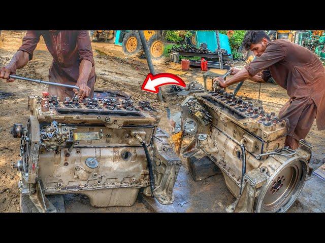 Rebuilding Cummins 6bt Diesel Engine || How to Rebuild Cummins Engine