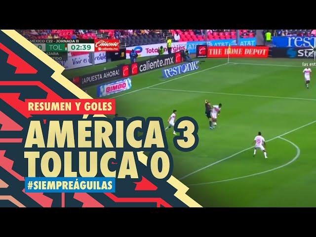 RESUMEN y todos los goles | América 3-0 Toluca Clausura 2022