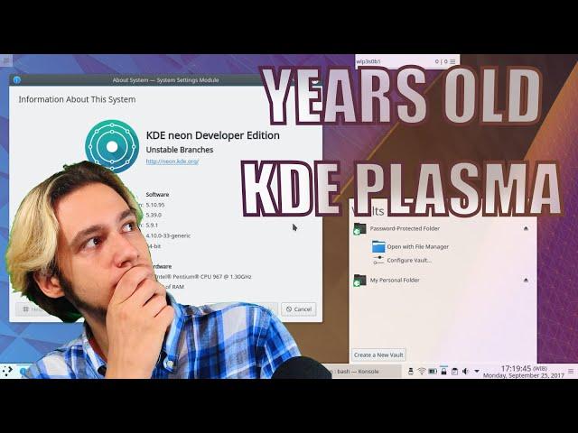 KDE Dev Looks Back To Old Plasma - In Agony!