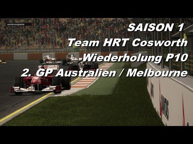 Let´s Play F1 2010 [DE|HD] #030210 Australien Replay TV