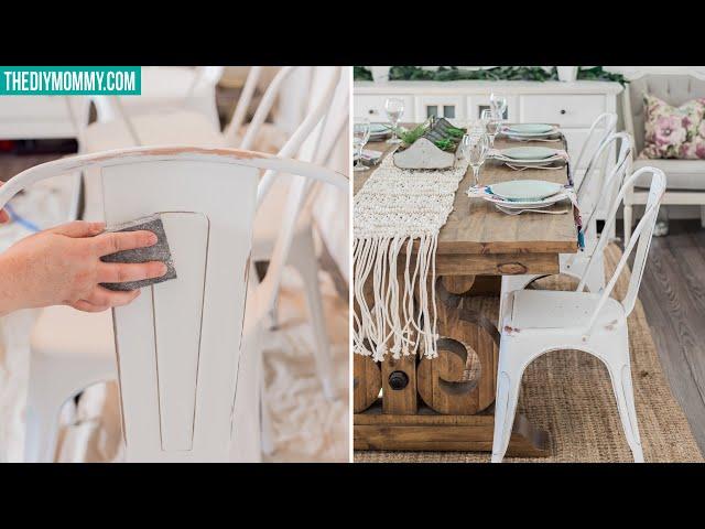 How to Chalk Style Paint and Distress Furniture