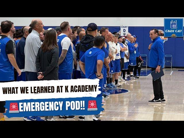 EMERGENCY POD!  What We Learned at K Academy | Crazie Cast