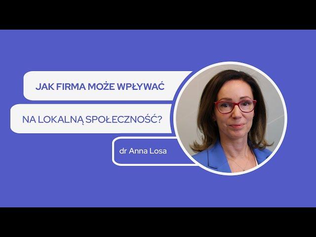 Jak firma może wpływać na lokalną społeczność?