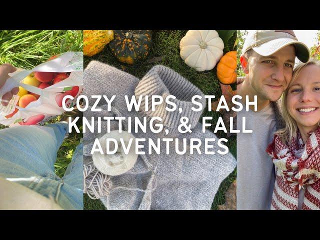 cozy fall knits, stash knitting, and autumnal New England adventures  | knitting podcast ep. 3