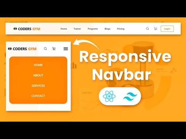 How to build a Responsive Navbar using ReactJS and Tailwind CSS for beginners